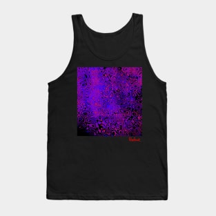 Amoeba Blue Ripples by Backout Design Tank Top